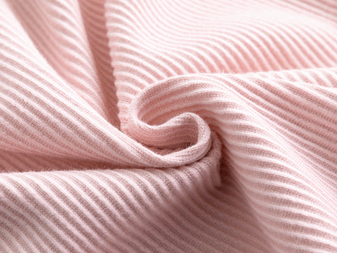Rosa Canina Long Sleeve Rib Tee in Soft Pink