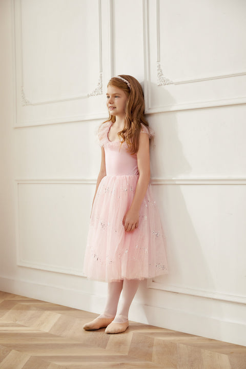 Clara Sequin Dress in Timeless Pink
